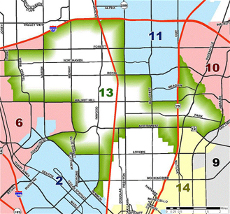 Thumbnail of District Thirteen's map