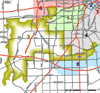 Thumbnail of District Three's map
