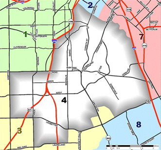 Thumbnail of District Four's map